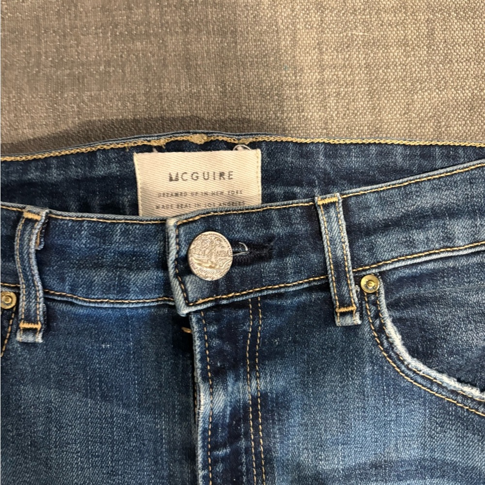 McGuire Denim Blue Pencil Skirt
